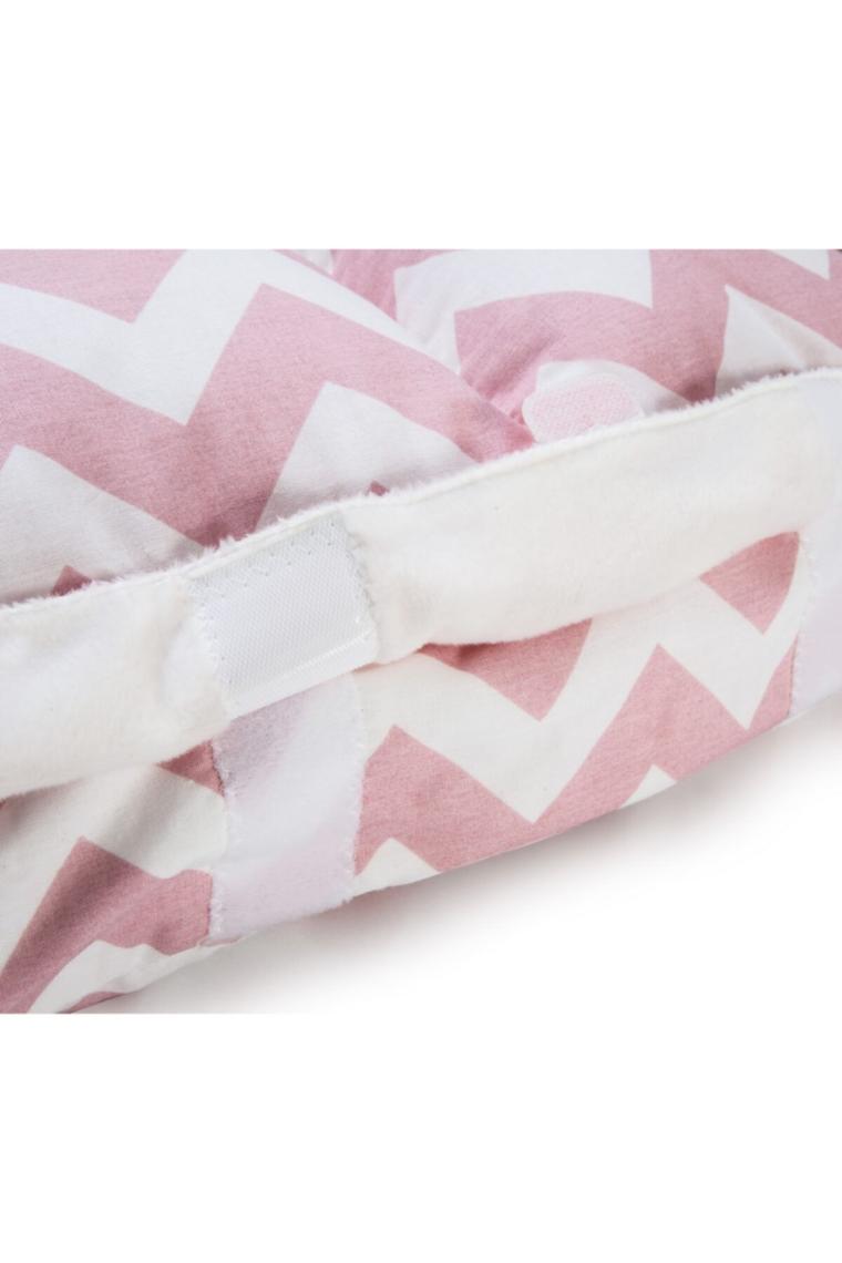 Çok Amaçlı Emzirme Yastığı 523 Pembe Zigzag