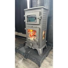 Flame Stove FS-054 Majör Lüx 3 Camlı Kuzineli Döküm Soba