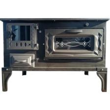 Dorello Kuzine Soba Mat Siyah 40 cm Fırınlı Soba  Dokum Soba Kuzine Soba  Emaye Soba  Takma Ayaklı Soba