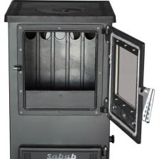 Sabah S102D Tekarasta Mini Dik Döküm Şömine Soba