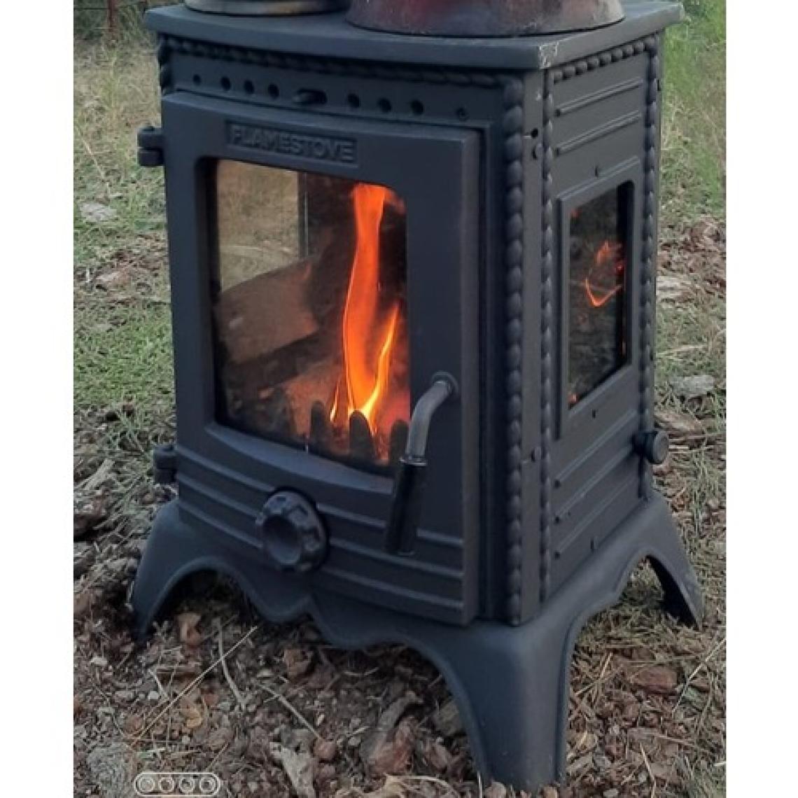 Flame Stove FS-052 Minör Lüx 3 Camlı Şömine
