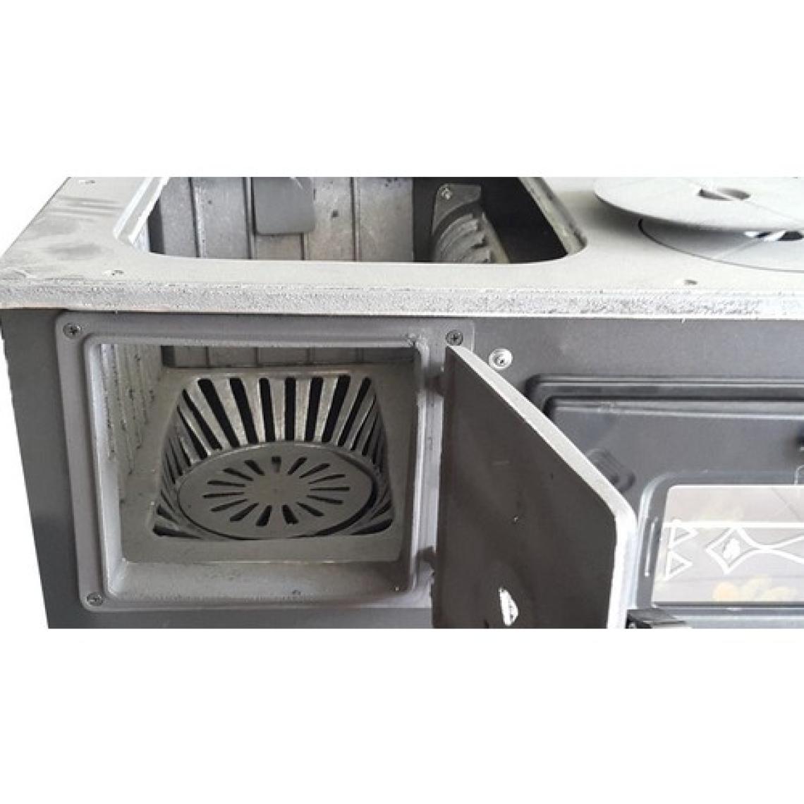 Dorello soba Mf45 Model Soba Kuzine Soba Mat Siyah 40 Cm Fırınlı Soba Döküm Soba