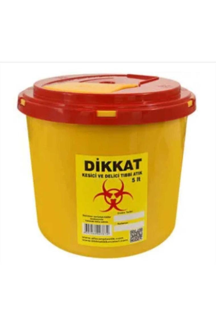 Tıbbi Atık Kovası 5 lt