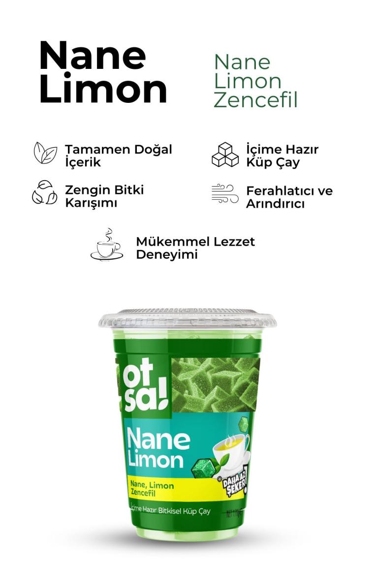 Nane Ferahlığı ve Limon Tazeliğiyle Doğal Şifa Çayı – 170 g