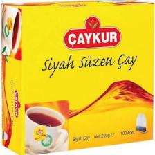 Çaykur Siyah Süzen Poşet Çay 100lü Bardak x 2gr