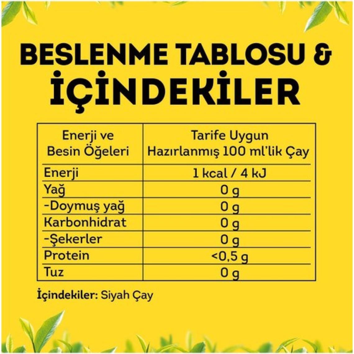 Lipton Yellow Label Bardak Poşet Çay 2gr 100lü