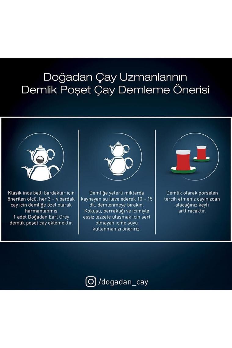 Earl Grey 100'lü Demlik Poşet Siyah Çay