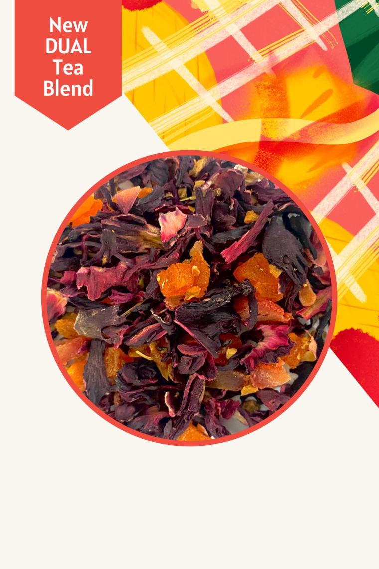 Mango Strawberry Tea - Mango Ve Çilek Aromalı Hibiskus Çayı, 50 gr