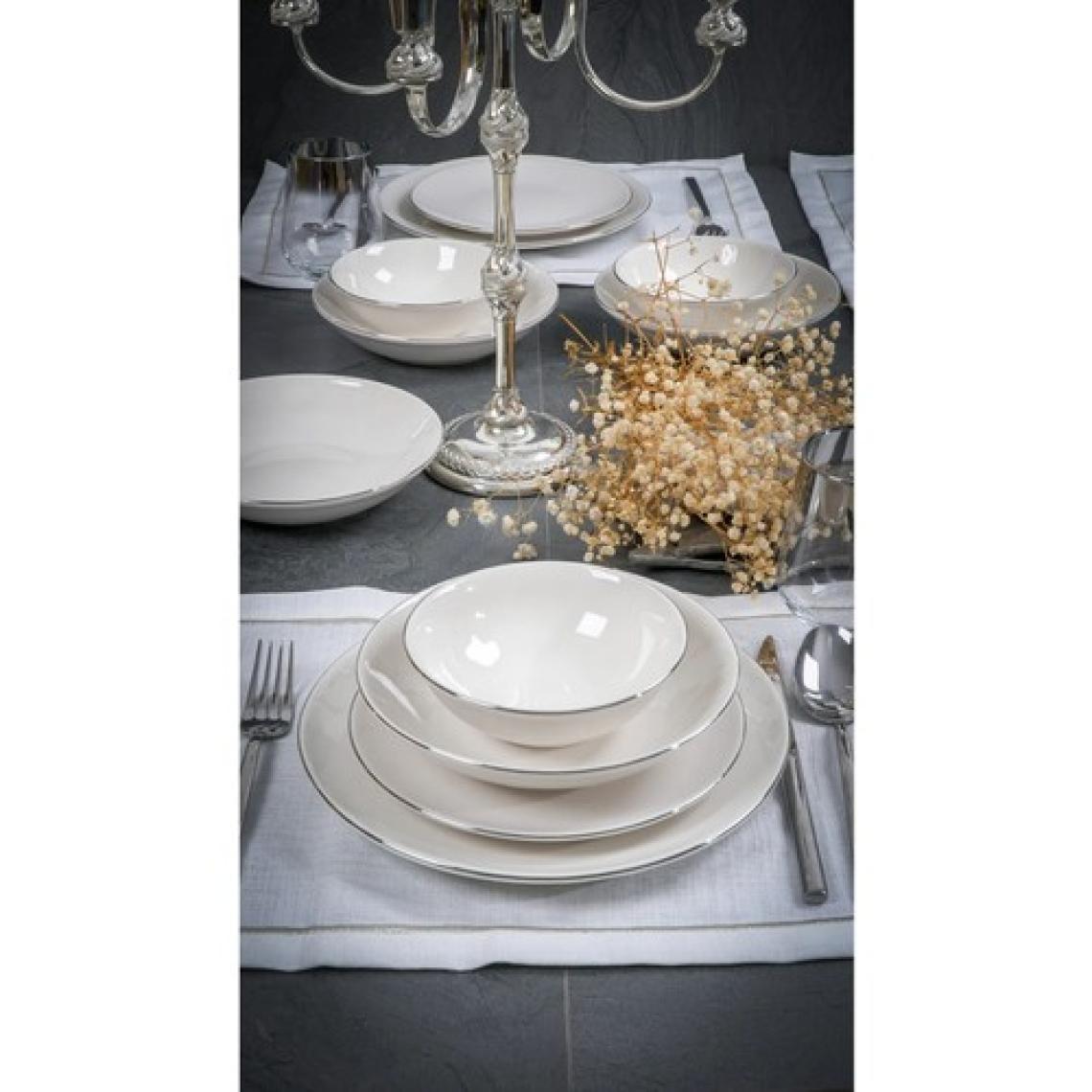 Hayal Platin Yaldız 24 Parça Yemek Takımı 6 Kişilik