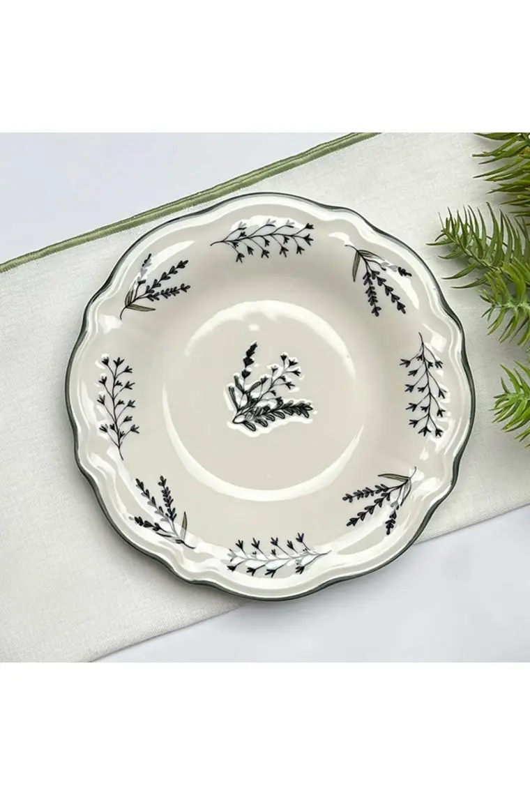 Evidea Kitchen Fragile 24 Parça Yemek Takımı - Renkli