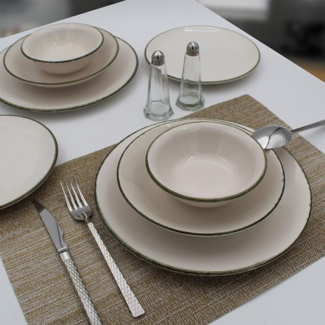 Arna Porselen Arna 16 Parça 4 Kişilik Yemek Takımı Çağla