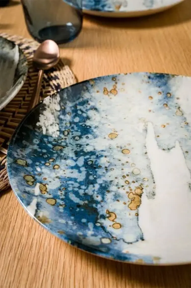 Chichi Home Blue Ocean Neo 24 Parça 6 Kişilik Porselen Yemek Takımı