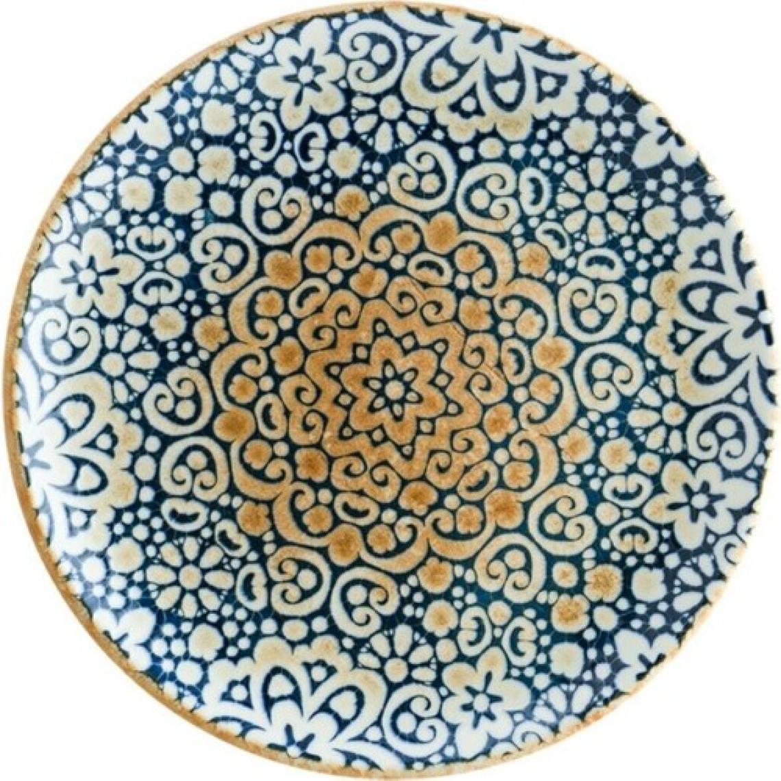 Bonna Porselen Alhambra Gourmet 6'lı 25 cm Düz Tabak (6 Kişilik)