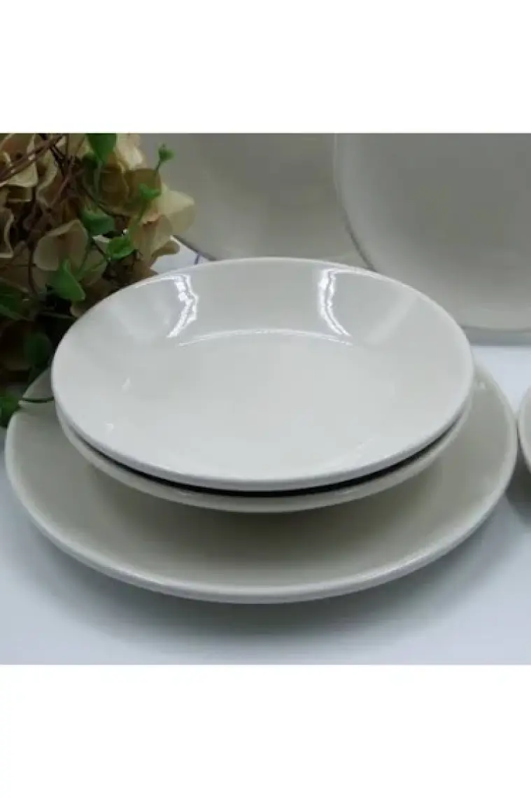 Arna Porselen Arna 8 Parça 2 Kişilik Yemek Takımı- Simli