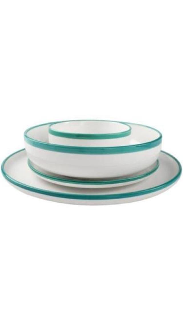 Sepetçi Baba 24 Parça Yemek Takımı Turquoise Line