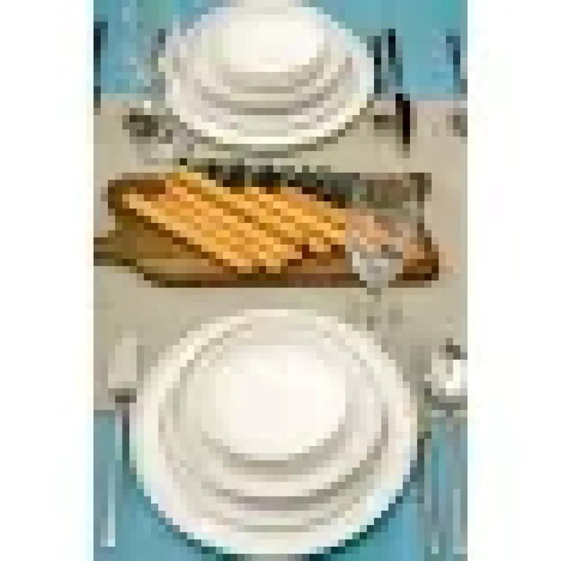 Heda Porselen Rüya Kırık Beyaz 24 Parça 6 Kişilik Porselen Yemek Takımı