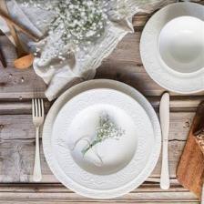 Chichi Home White Pearl 6 Kişilik 24 Parça Porselen Yemek Seti