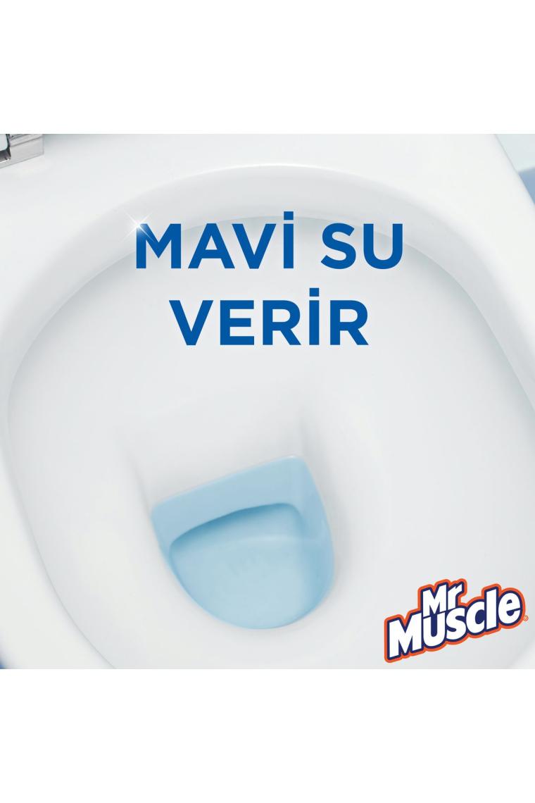 Mr Muscle Klozet Blok Tuvalet Temizleyici, Aqua Mavi, 2x40 gr