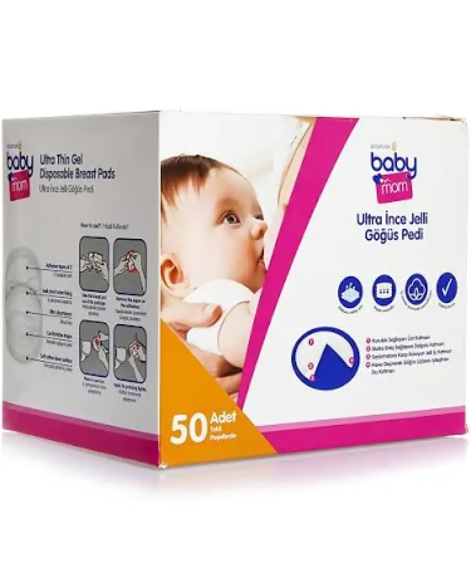 Baby&Me Ultra Ince Jelli Göğüs Pedi 50'li