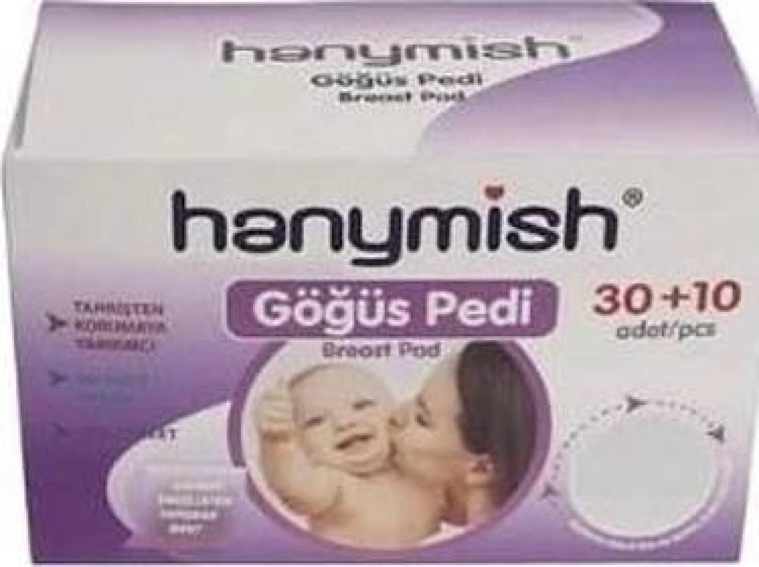 Hanymish Göğüs Pedi 30+10 Adet