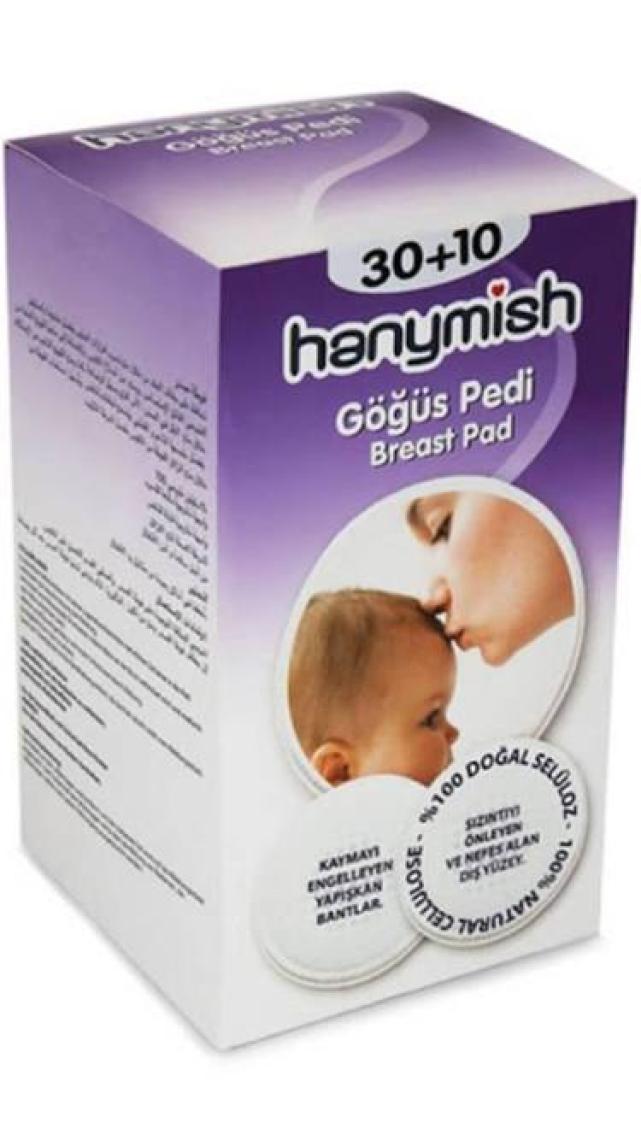 Hanymish Göğüs Pedi 30+10 Adet