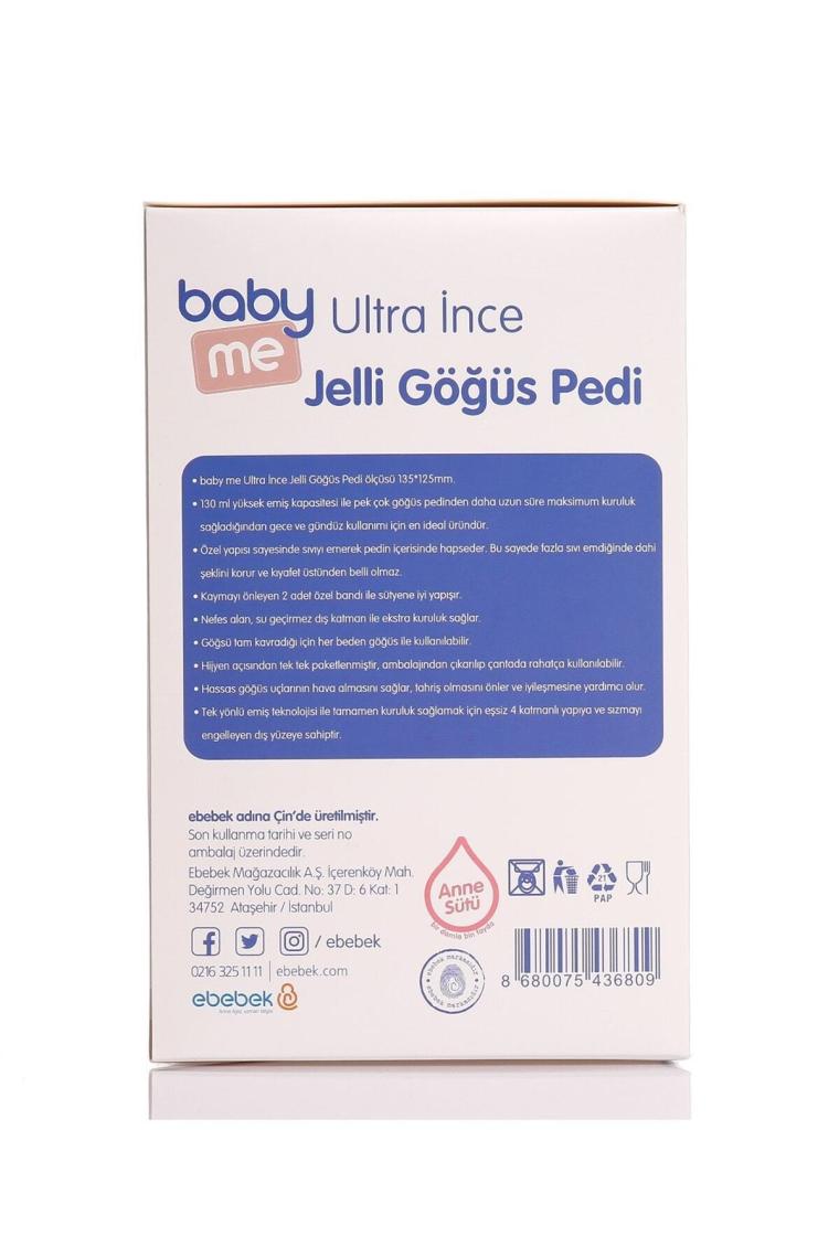 Ultra Ince Jelli Göğüs Pedi 100lü