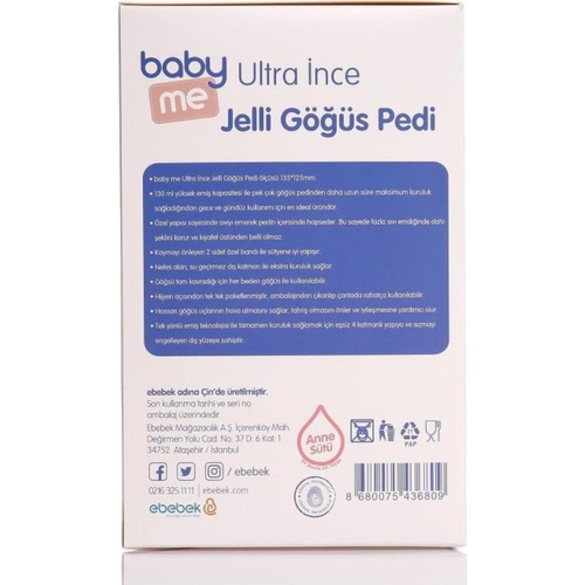 Baby Me Ultra Ince Göğüs Pedi 100'LÜ