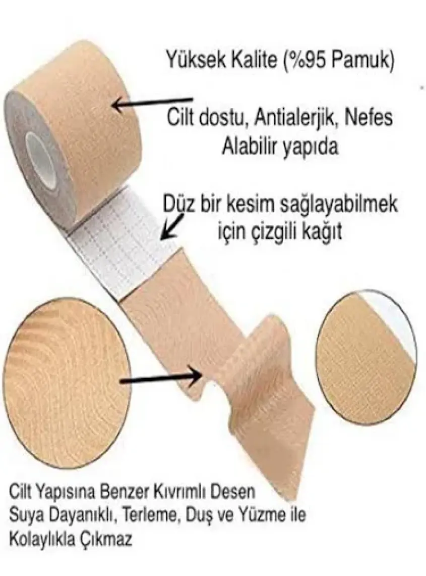Göğüs (Meme) Bandı, Meme dikleştirici bant, meme kaldırıcı Ten rengi