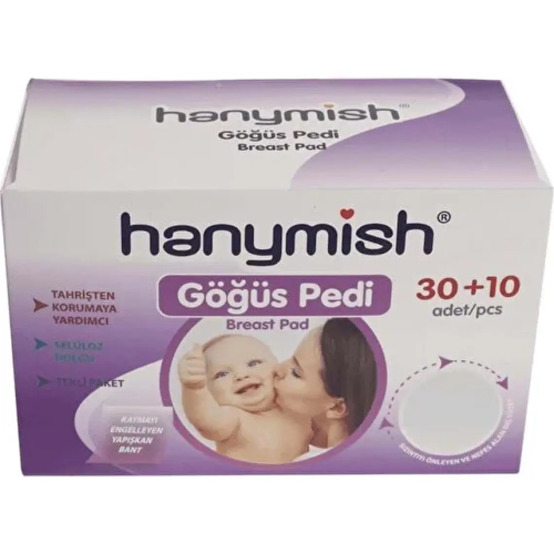 Hanymish Göğüs Pedi 30+10 adet