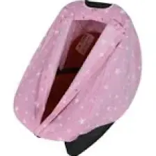 Sevi Bebe Anakucağı Örtüsü - Pembe Yıldızlı