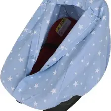 Sevi Bebe Anakucağı Örtüsü - Mavi Yıldızlı
