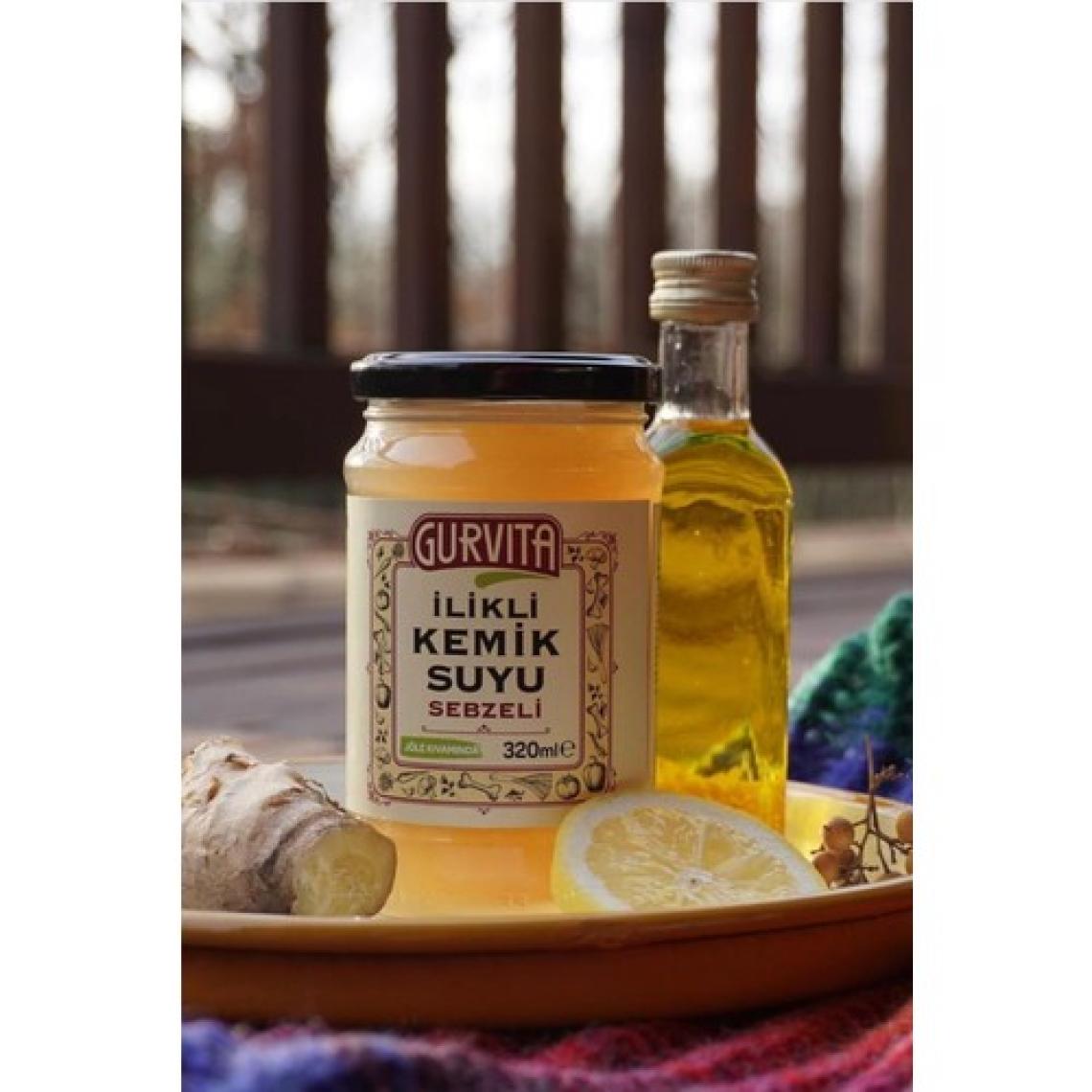 Gurvita Ilikli Kemik Suyu Sebzeli 320 ml 3'lü