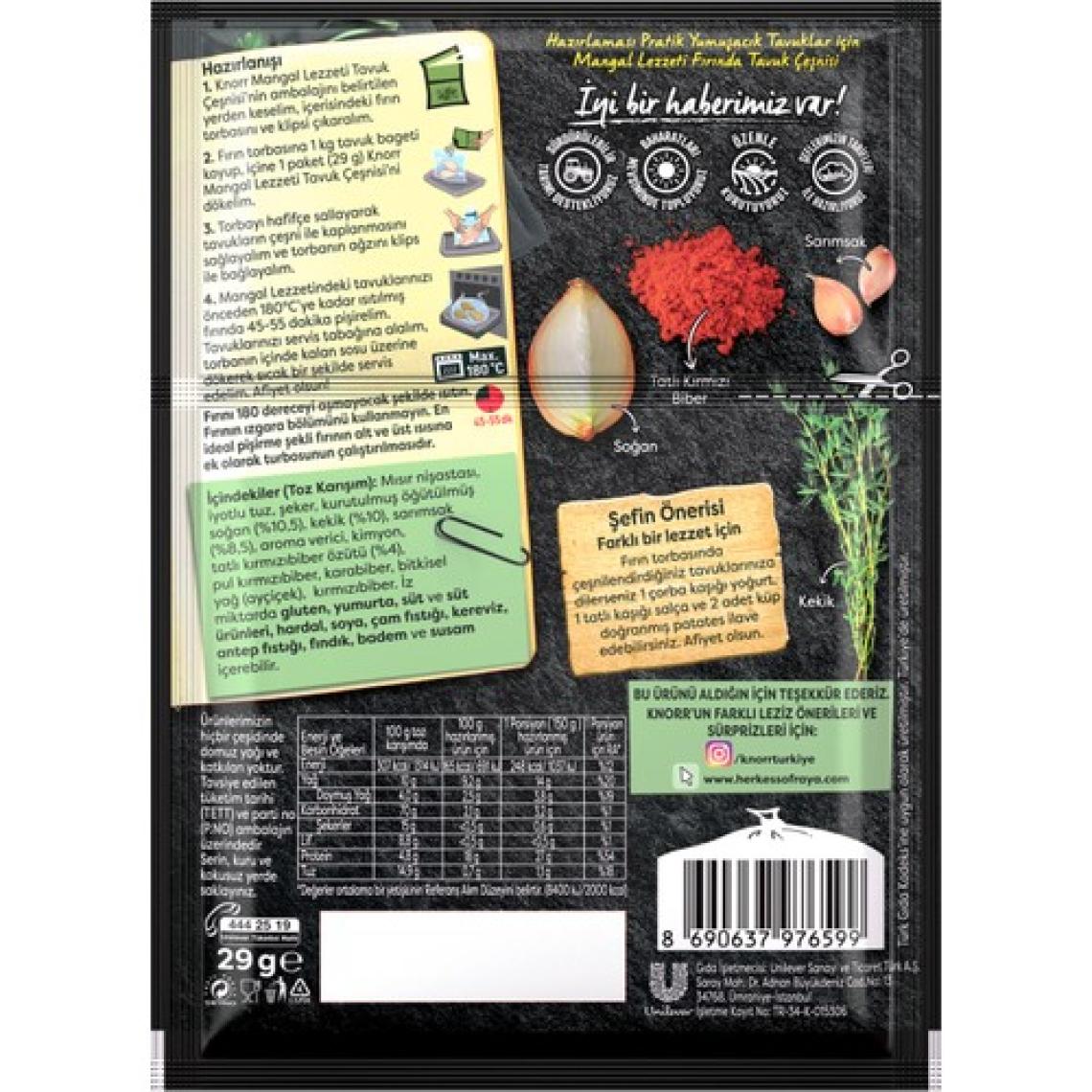 Knorr  Mangal Lezzeti 29 g