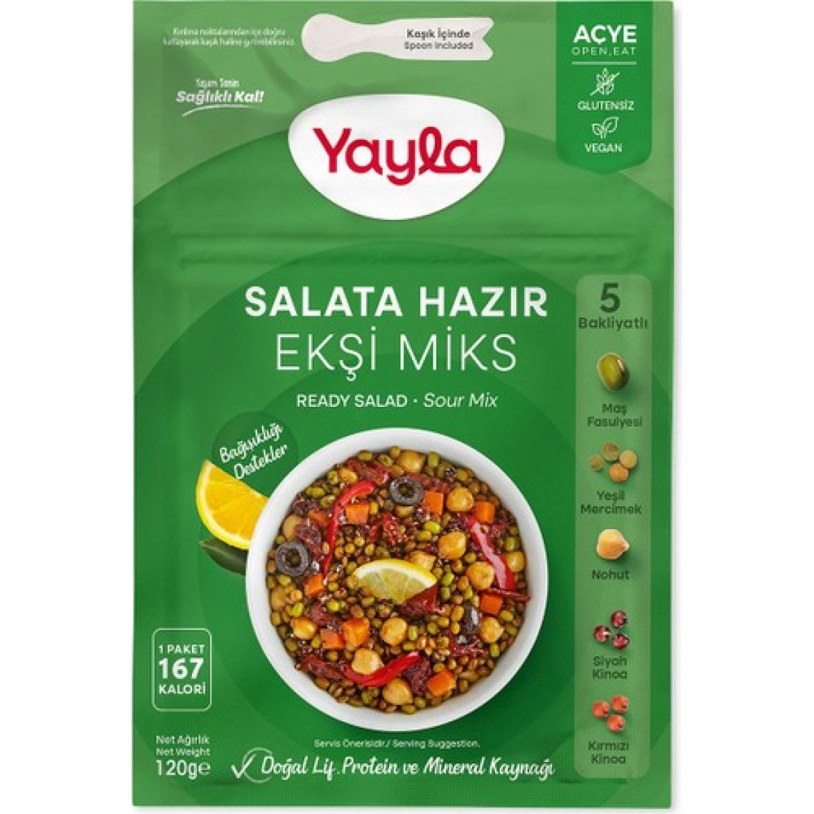 Yayla Salata Hazır Ekşi Miks 120 gr