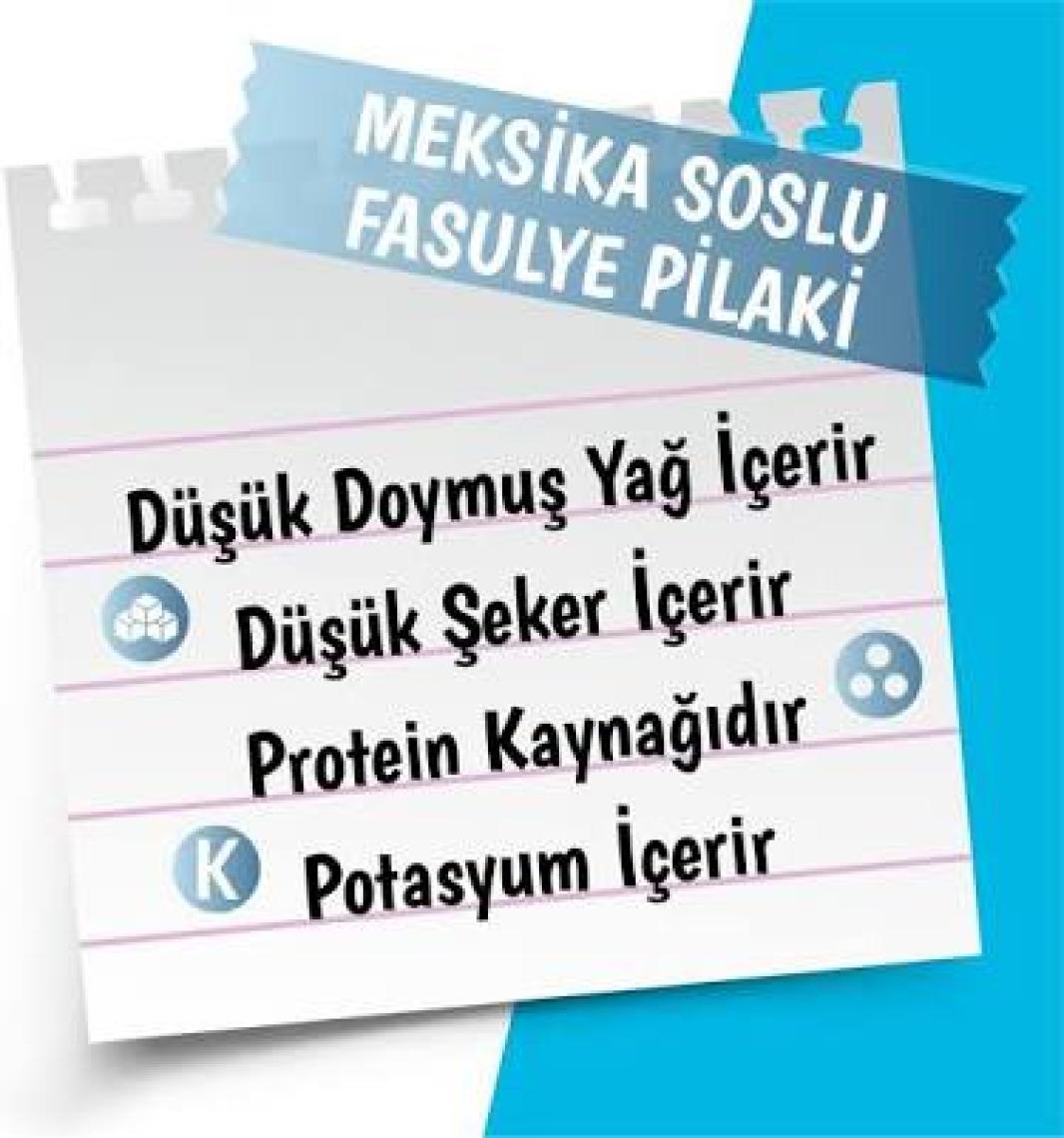Yayla Yemek Hazır Meksika Soslu Pilaki 400 gr