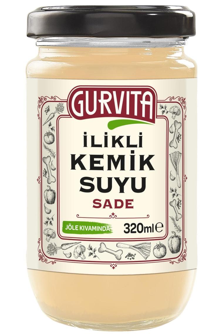 Jöle Kıvamında Ilikli Kemik Suyu Sade 320 ml