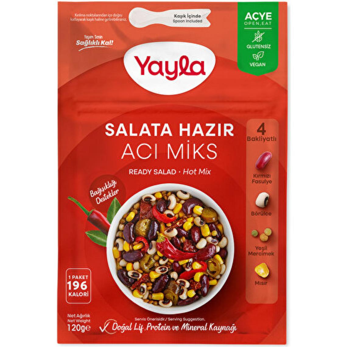 Yayla Salata Hazır Acı Miks 120 gr