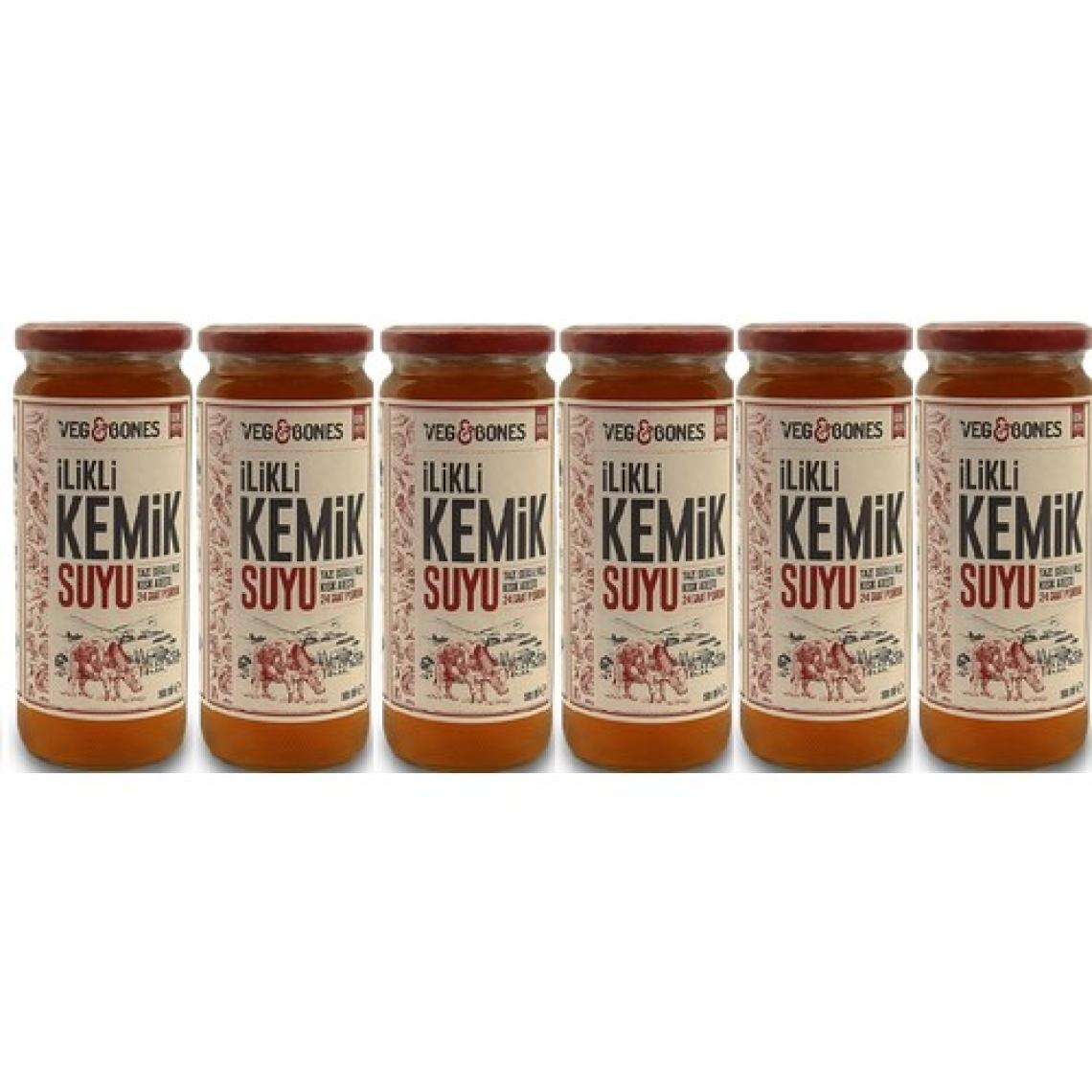 Veg&Bones İlikli Kemik Suyu 500 ml - 6'lı