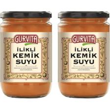 Gurvita Ilikli Kemik Suyu Sebzeli 660 ml 2'li