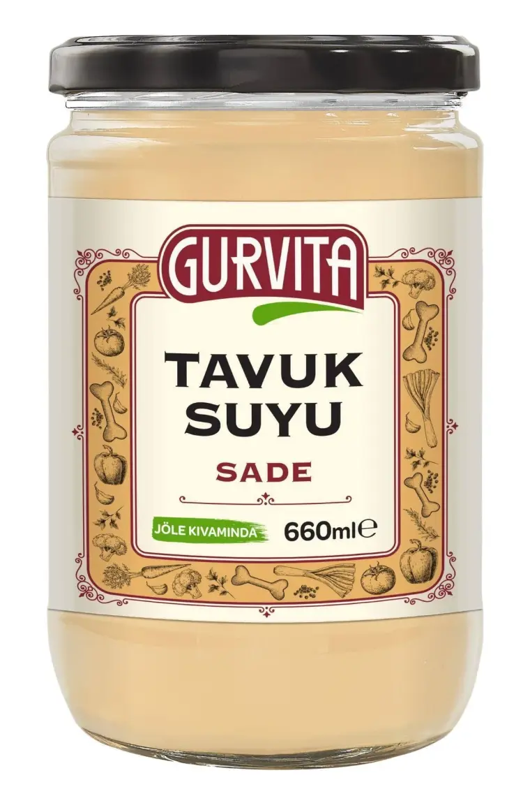 Gurvita Tavuk  Suyu Sade 660 ml