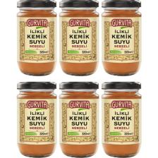 Gurvita Ilikli Kemik Suyu Sebzeli 320 ml 6' Lı