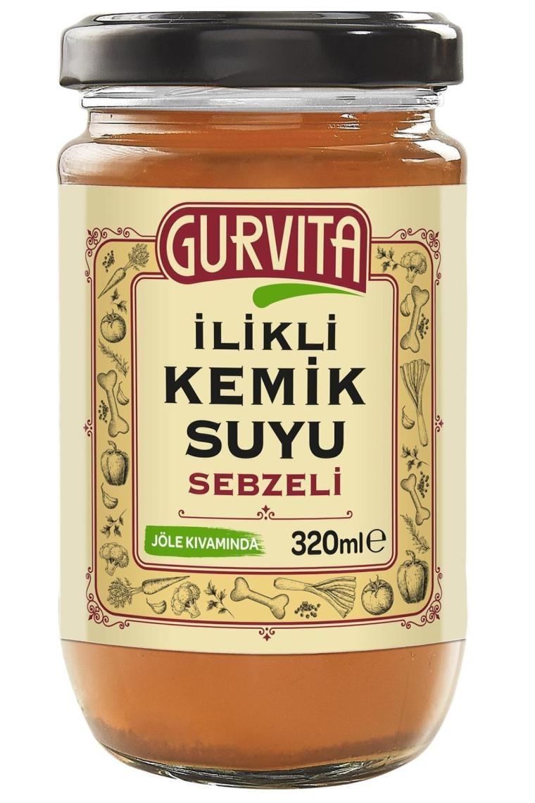 Jöle Kıvamında Ilikli Kemik Suyu Sebzeli 320 ml