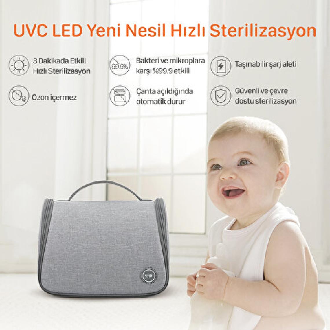 59S P11 Ultraviyole (UVC) Çok Fonksiyonlu Sterilizasyon Çantası