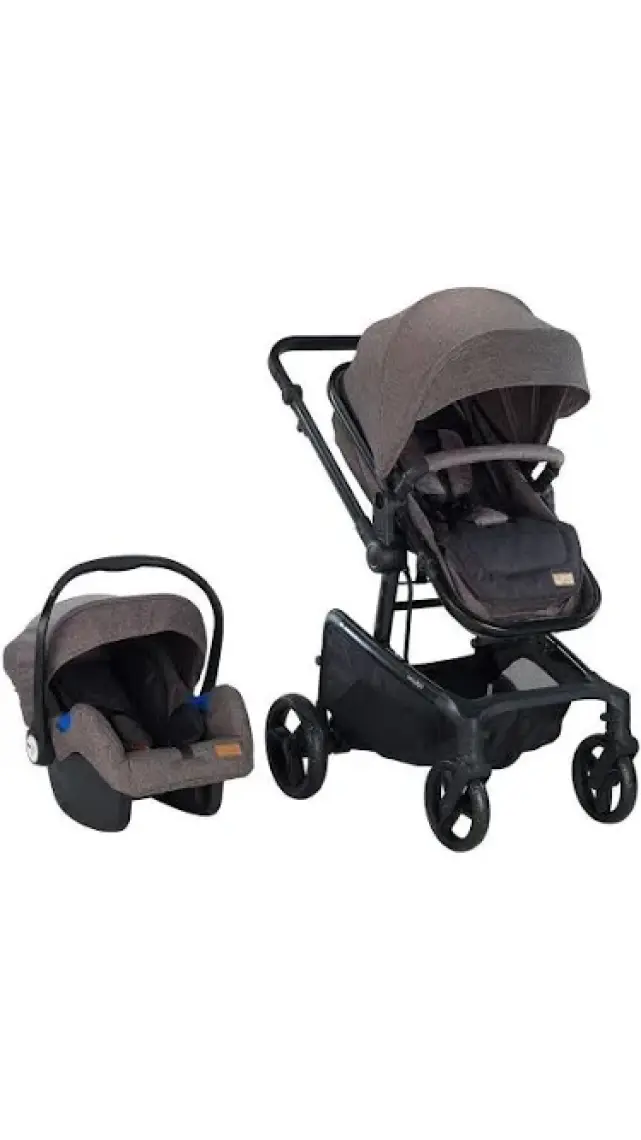 Baby2go Motti Travel Sistem Bebek Arabası - Gri