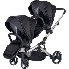 Prego 2071 Ibiza Pro İkiz Travel Sistem Bebek Arabası Siyah