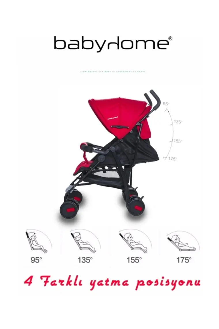 Baby Home 104 Quid Tam Yatarlı Baston Bebek Arabası