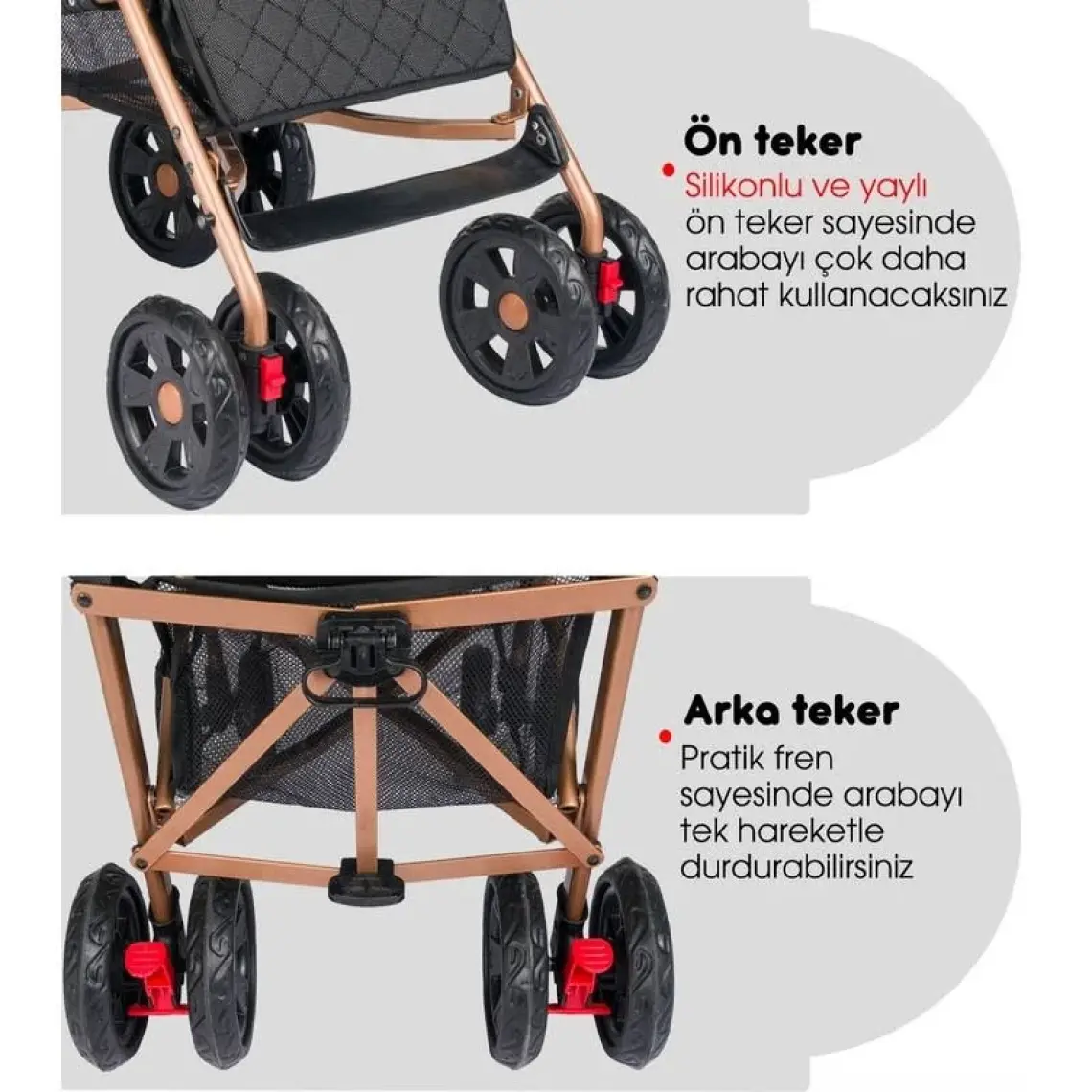 Baby Home 104 Quid Tam Yatarlı Baston Bebek Arabası