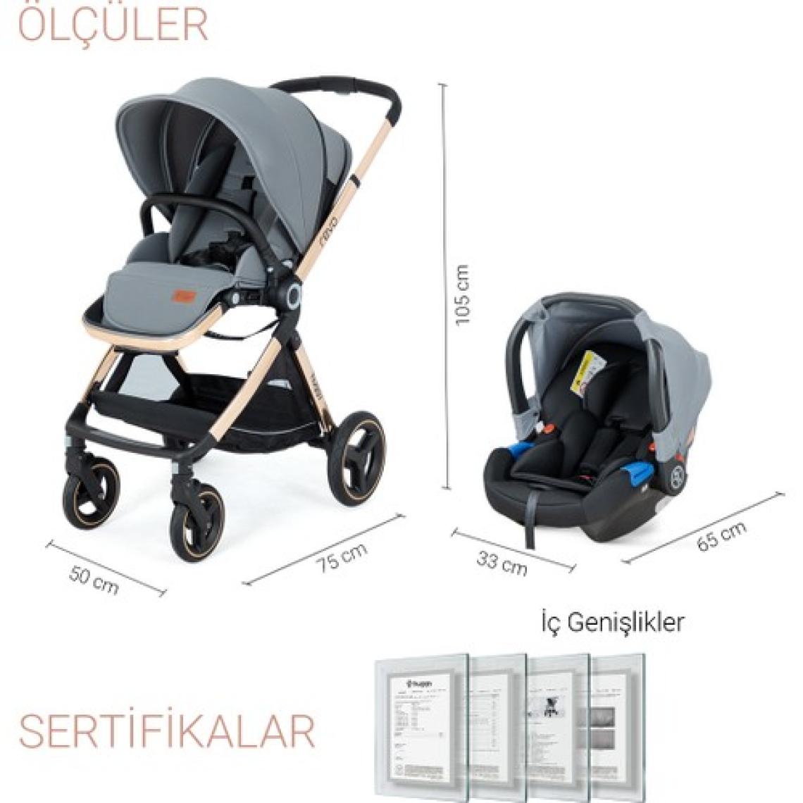 Huggy Revo 5 In 1 Travel Sistem Bebek Arabası