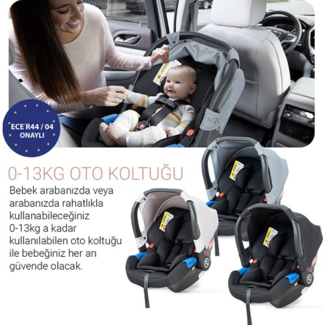Huggy Revo 5 In 1 Travel Sistem Bebek Arabası