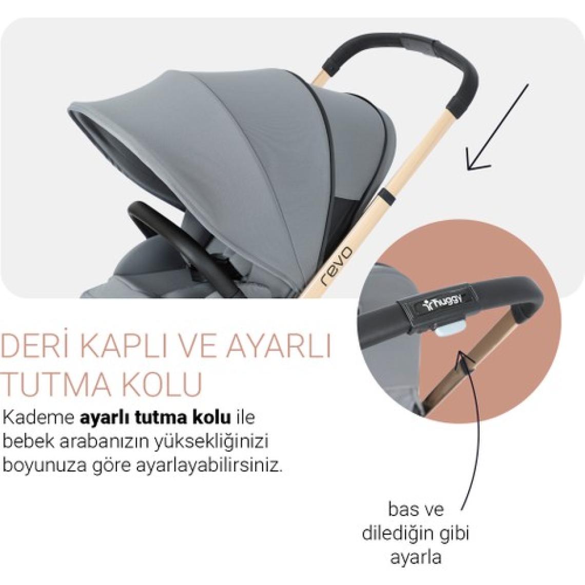 Huggy Revo 5 In 1 Travel Sistem Bebek Arabası
